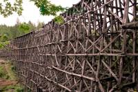 Highlight for Album: Kinsol Trestle, Shawnigan Lake, Vancouver Island, British Columbia Stock Photos