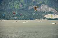 Kiteboarding, Squamish Harbour, British Columbia, Canada CM11-03