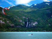 Kiteboarding, Squamish Harbour, British Columbia, Canada 01
