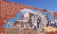 Medicine Hat, Historic Downtown Mural, Alberta, Canada CMX-005