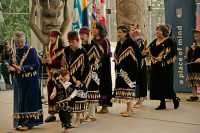 Museum of Anthropology, Great Hall, First Nations Dancers, UBC, British Columbia, Canada CM11-02 
