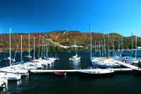 Mont-Tremblant Resort and Lac Tremblant Marina. September 2007