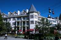 Mont-Tremblant pedestrian village. September 2007