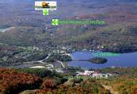 Views of Mont-Tremblant Resort and Pointe Solitude Land, located five kilometers from the resort. September 2007. 