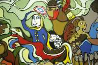 Museum of Civilization Photos, Daphne Odjig Mural, Ontario, Canada (Photo Not For Sale) CM11-18
