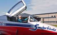 Snowbird Tutor Jet, Bomber Command Museum of Canada, Nanton, Alberta, Canada CMX-005