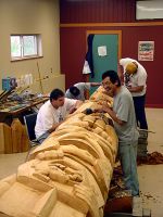 New Aiyansh, Nisga'a Nation, Totem Pole Carvers, British Columbia, Canada 11