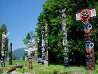 Stanley Park Totem Poles, Vancouver, British Columbia, Canada 02