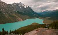 Peyto Lake, Fall 2010, Icefields Parkway, Banff National Park, Alberta, Canada CM11-12 