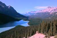 Peyto Lake, Spring 2009, Icefields Parkway, Banff National Park, Alberta, Canada CM11-09