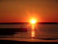 Waskesiu Lake, Sunset, Prince Albert National Park, Saskatchewan, Canada  01