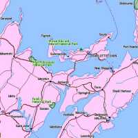 Map of Prince Edward Island National Park Location, Canada