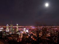 Full Moon over Montreal, Quebec, Canada 02
