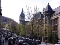 19th-century Stone Buildings on
University Street, Montreal, Quebec, Canada 09