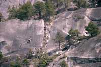 Rock Climbers, Stawamus Chief, Squamish, British Columbia, Canada CM11-10
