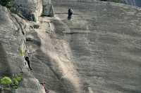 Rock Climbers, Stawamus Chief, Squamish, British Columbia, Canada CM11-08