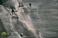 Rock Climbers, Stawamus Chief, Squamish, British Columbia, Canada CM11-06