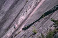 Rock Climbers, Stawamus Chief, Squamish, British Columbia, Canada CM11-05