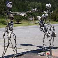 Salmo Art Sculptures,West Kootenay, British Columbia, Canada CM11-002