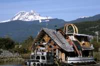Squamish Harbour, Artistic House Boat, Howe Sound, British Columbia, Canada CM11-08