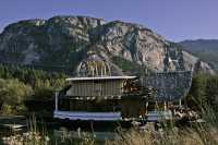 Squamish Harbour, Artistic House Boat, Howe Sound, British Columbia, Canada CM11-09