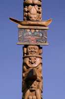 New Aiyansh Totem Poles, Nass Valley, Northern British Columbia, Canada CM11-03