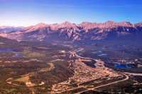 Town of Jasper, Athabasca River, Jasper National Park, Alberta CM11-05