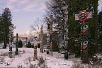 Vancouver, Totem Park, Stanley Park, December 2008, British Columbia, Canada CM11-37