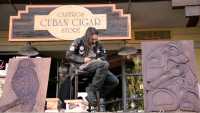 Whistler Village 2010 Olympics, Native Carver, British Columbia, Canada CM11-04